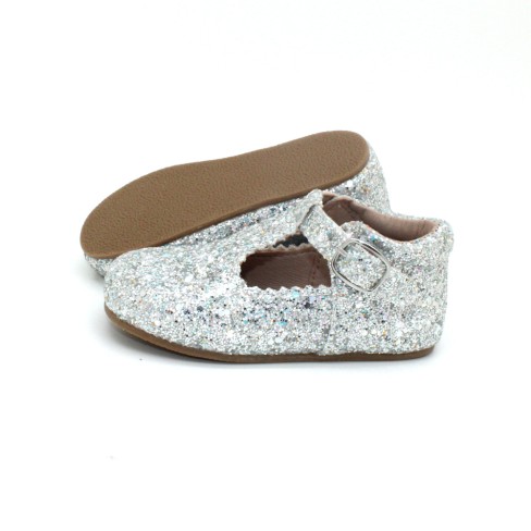 2023  Christmas holiday girls kids bridal shoes red glitter