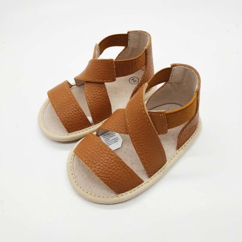  fashion leather summer barefoot sandals for babies 