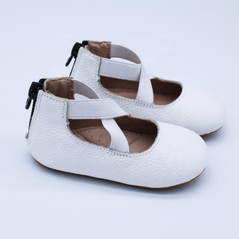 2023  leopard print leather ballet flats for kids girls