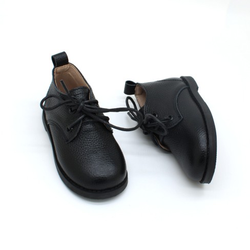 2023   genuine leather school shoes black boys