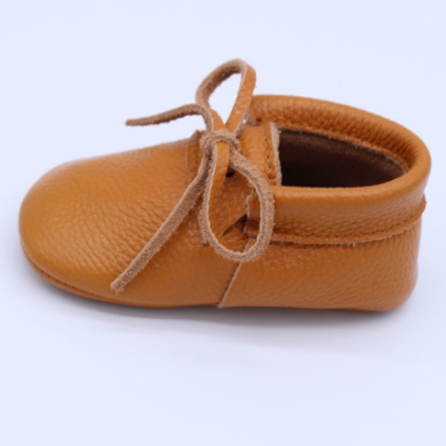 2023 soft sole brown leather baby toddler moccasin shoes