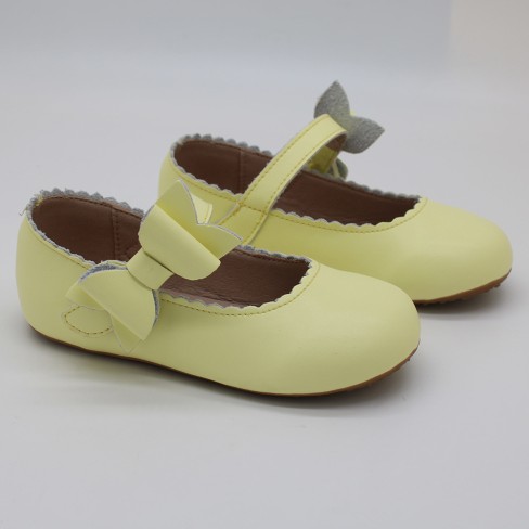 2023 bow leather shoes for kids girl 1 to 5 years old for boutique