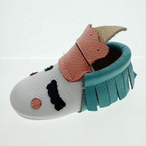 2023  fashion ized leather baby girl shoes design