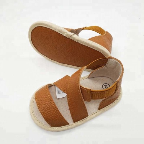  fashion leather summer barefoot sandals for babies 