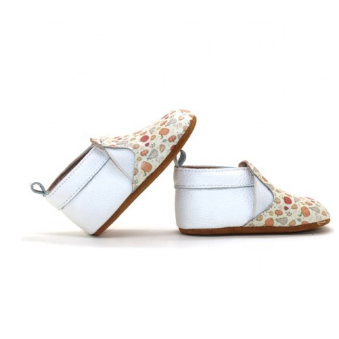 2023 soft 3D printing leather mocassin shoes for baby