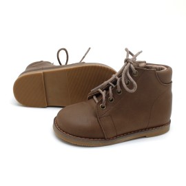  oil waxed leather oxford kids boy shoes 2023