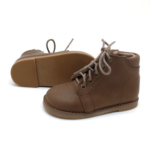  oil waxed leather oxford kids boy shoes 2023