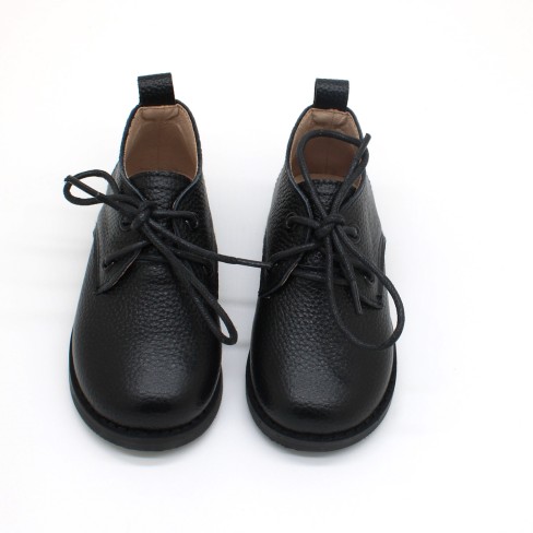 2023   genuine leather school shoes black boys