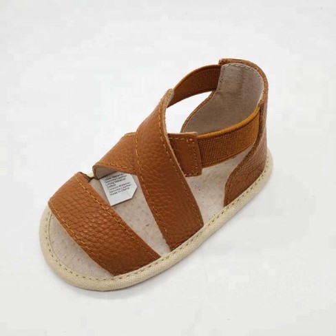  fashion leather summer barefoot sandals for babies 