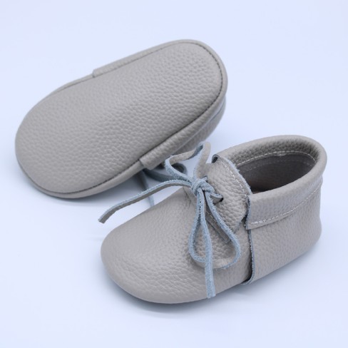 2023 soft sole grey leather toddler boys fashion shoes