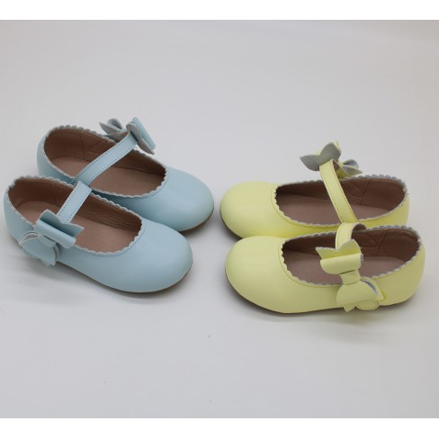 2023 bow leather shoes for kids girl 1 to 5 years old for boutique
