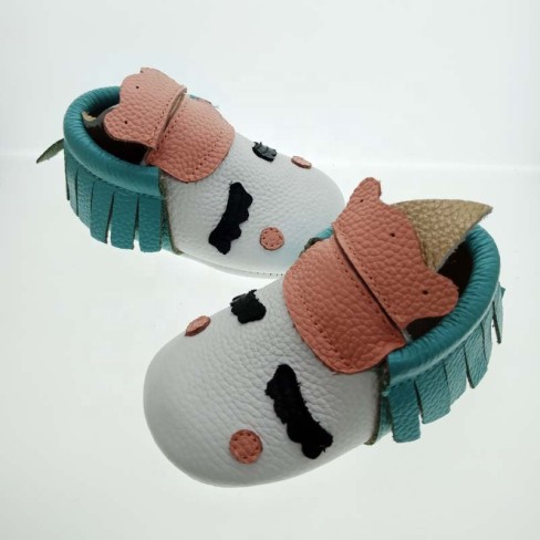 2023  fashion ized leather baby girl shoes design