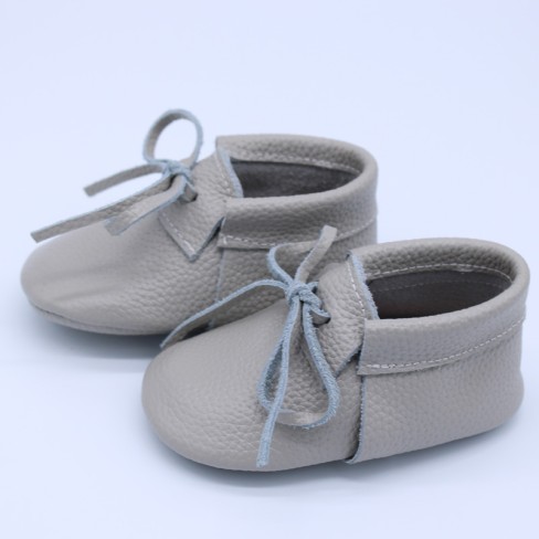 2023 soft sole grey leather toddler boys fashion shoes