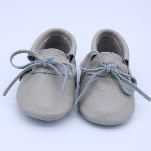 2023 soft sole grey leather toddler boys fashion shoes