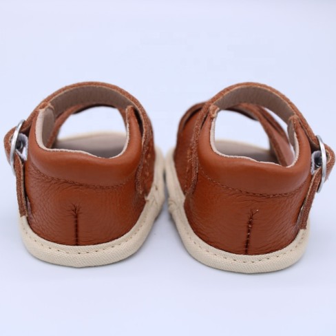 2023  leather toddler girls summer sandals